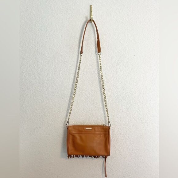 REBECCA MINKOFF Fringe Mini MAC
Leather Crossbody Bag light Brown - Picture 13 of 17